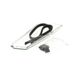 FOG LIGHT GLASS ALTERN. LEFT + SEAL VOLVO FH/FM